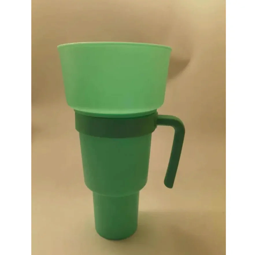 2 In 1 Snack Cup with Straw