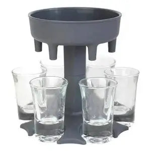 6 Shot Glass Liquor Dispenser