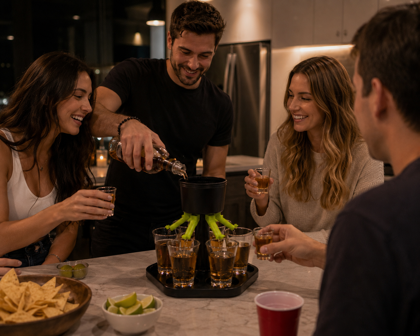 Mini 6- Shot Glass Dispenser