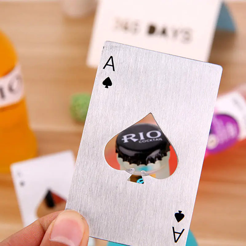 Playing Card Bottle Opener