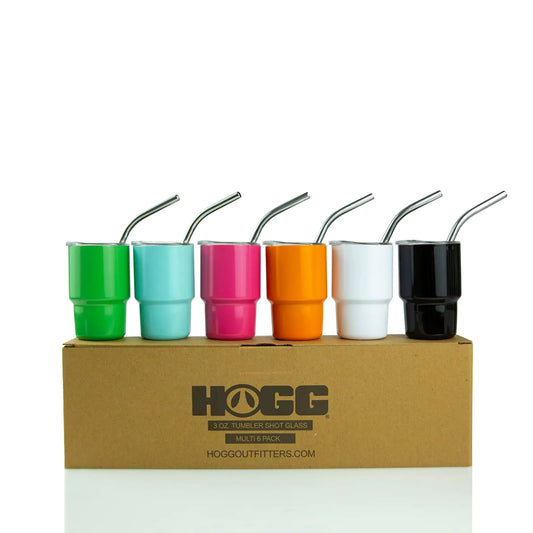 TUMBLER SHOT GLASS- 6 PACK 3oz